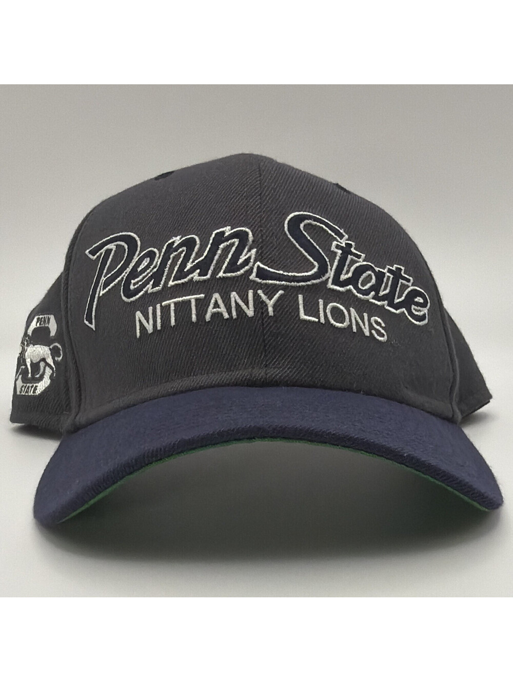 Nike Penn State Nittany Lions Snapback Cap One Size Gray Blue throwback retro.